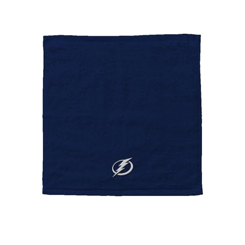 Northwest Tampa Bay Lightning NHL Team Logo Wash Cloth 4 Pack 12 x 12 Inches