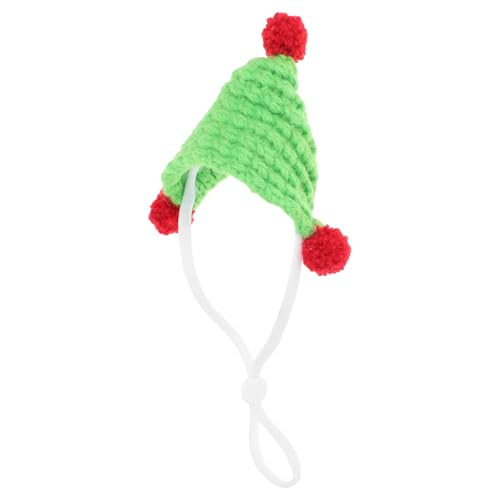 BESPORTBLE Knitted Guinea Pig Hat Strap Cute Tiny Hamster Costume for Pet Birthdays Photo Prop for Small Animals Soft and Comfortable Design