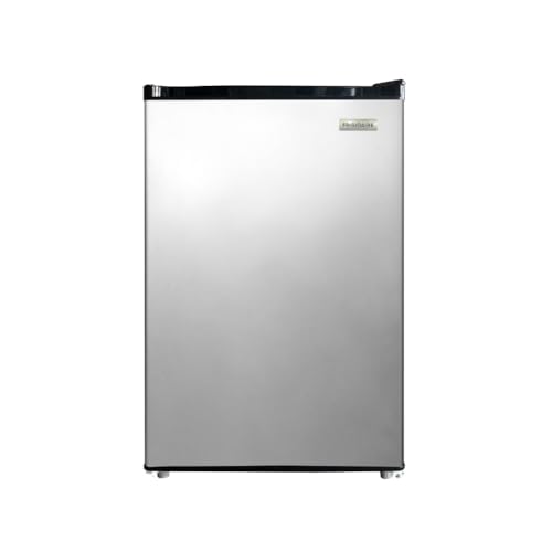 Frigidaire Compact Fridge, 4.5 Cubic Feet, Stainless Steel - Additional View