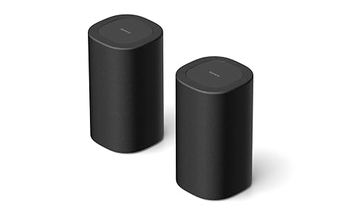 Sony BRAVIA Theatre Rear 8 kabellose Rücklautsprecher - Surround Sound, Enhanced 360 Spatial Sound Mapping, IMAX Enhanced kompatibel, einfache Einrichtung & Steuerung, Rear Speaker, Lautsprecher