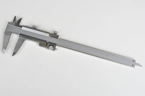 Image of Vernier Caliper 0-200mm / 8 Inch Precision Measuring Tool, Hardened Stainless Steel Manual Caliper with Dual Scale (Metric & Inch), Inside Outside Depth Step Gauge (manual caliper 200mm)