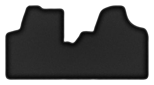 Tapis conducteur Polyamide Citroën Jumpy II 2007-2016 caoutchouc noir