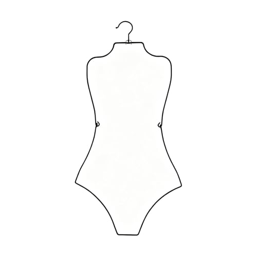 SiaBiced Cintre Maillot de Bain Support Bikini Lingerie Métal Pliable Rotative Adapté Chambre Magasin, Noir