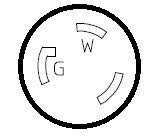 Parkworld 692040 Splitter, Marine 30 Amp Shore Power L5-30P Male Plug To (2) L5-30R Female Connector #TOP4