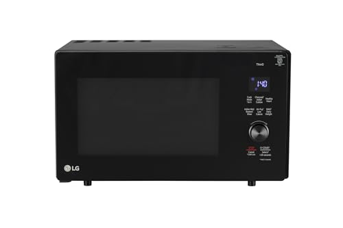 LG 28 L, Convertible Microwave Oven with Air Fry, Charcoal Lighting Heater, Wi-Fi Enabled (MJEN286UFWF, Black, Motorised Rotisserie, 60 Air Fry Recipe, 40 Scan to Cook Recipes & 331 Auto Cook Menu)