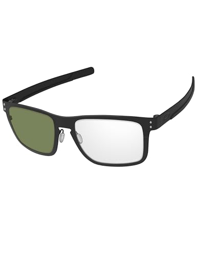 Image of Replacement Lenses & Nose Pieces for Oakley Holbrook Metal OO4123 55mm - Precision Fit, UV Block & Impact Resistant
