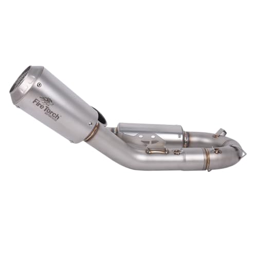Amazon.co.jp: FIRECARP バイクマフラー スリップオンサイレンサー