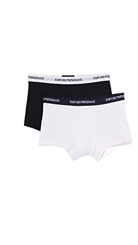 Emporio Armani Men's 2 Pack Cotton Trunk