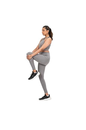 Image of Gym Wear Co-ord Set for Women Stretchable Top & Leggings for Women's & Girls Suitable for Yoga Jogging & Gym Western Coord Set