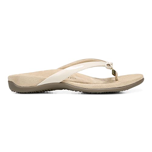 Vionic Women's Rest Bella Toe Post Sandal- Supportive Ladies Orthotic Sandals That Include Vio Motion Technology With Arch Support Cream 10 Wide #TOP5