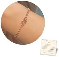 Gold Bracelets for Women Teen Girl Gifts Gold Plated Infinity Knot Bracelet Gifts for Daughter Granddaughter Wife Birthday Gift Ideas Anniversary Thanksgiving Christmas Jewelry for Sister Mom