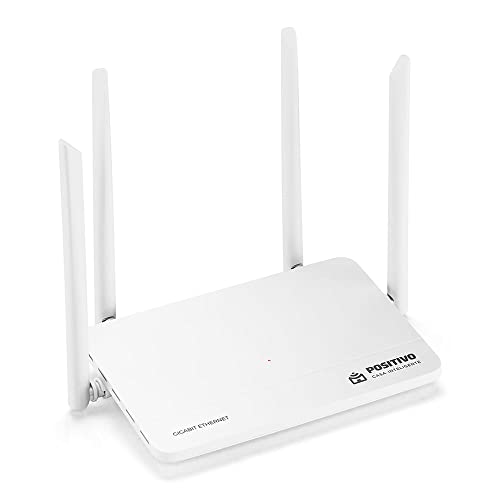 Smart Roteador Mesh Gigabit Ethernet Positivo Casa Inteligente, Wi-Fi, Cobertura até 200 m², Beamfor