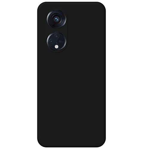 Silicone Liquid Ultra Soft Case for Oppo Reindeer 8T 4G Black - Image 2