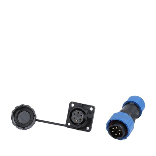 SP20 IP68 �p�^ 4 ���t�����W�h���R�l�N�^�v���O�\�P�b�g 1/2/3/4/5/6/7/9/10/12/14Pin �d�C�q��R�l�N�^(SP20-6S)
