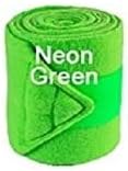 Jacks Horse Deluxe Fleece Polo Wraps Extra Thick Leg Protection Horse Care Solid Colors Color Choice Neon Green
