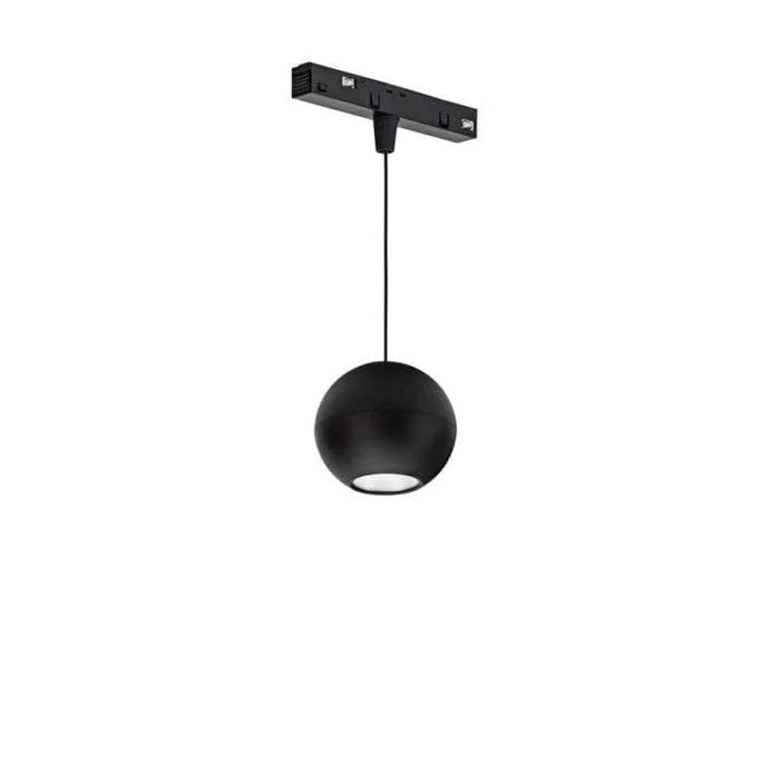 Silumen Luminaire Suspendu Rond pour Rail Magnétique 48V 10W Noir - Blanc Neutre 4000K - 5500K