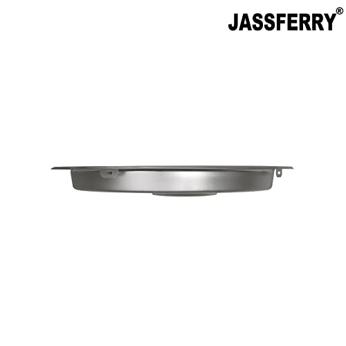 JASSFERRY Small Campervan Kitchen Sink 45mm Depth Stainless Steel Drainer Round Bowl with Strainer Waste Pipes
