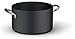 Ballarini Professionale 6018.20 Casseruola Media con 2 Manici da Induzione, Alluminio, Nero, 20 cm