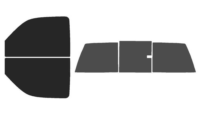 The Tint Effect Precut Window Tint Kit Compatible with Chevrolet Silverado 2500 Regular 2-Door Cab Truck (2000-2007)(Full Truck 15% Front / 30% Rear and 3 Piece Slider) Automotive Film