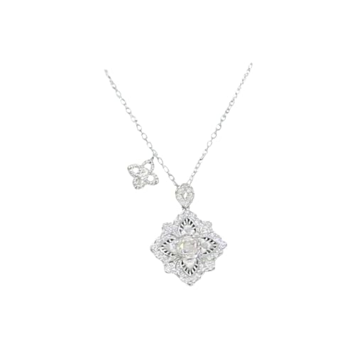 Collier trèfle à quatre feuilles bijou de sirène clignotant