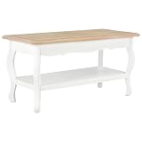 Esta mesa de centro con 1 estante ofrece un amplio espacio para guardar y tener al alcance sus revistas, libros, mando a distancia y otros artículos pequeños