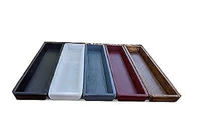 26 Inch Rustic Farmhouse Wooden Rectangular Candle Tray Dining Table Centerpiece USA Choice of Colors