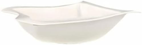 Miniatura 4 de Villeroy & Boch New Wave - Ensaladera cuadrada, 13 pulgadas, porcelana premium, color blanco