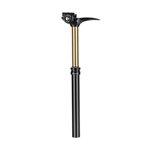 Teleskop-Fahrrad-Sattelstütze 27 2mm/30 9mm/31 6mm Hydraulische Sattelstütze Absenkbar Höhenverstellbarer Dropper Post für MTB Gravel Rennrad E-MTB | Belastbar bis 120 kg 27.2*405mm