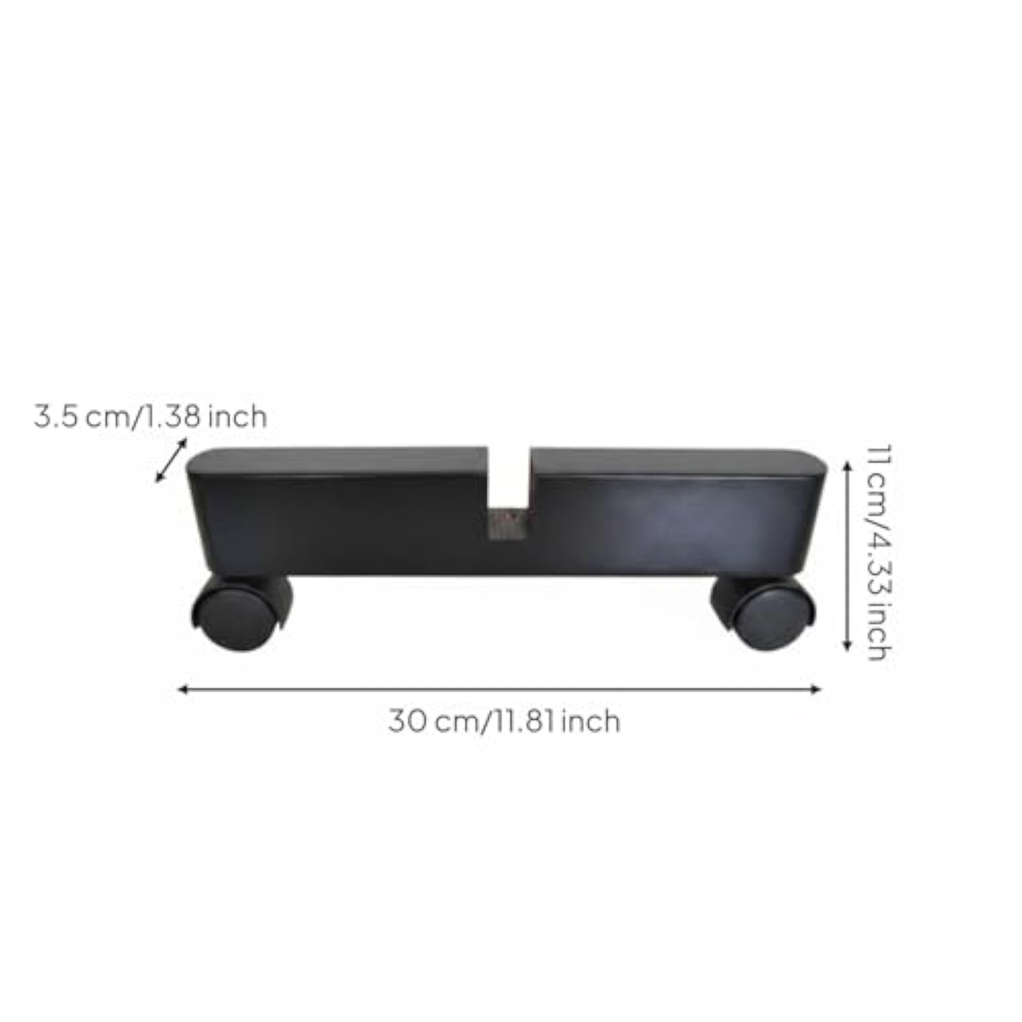 Divider Wheel Stand for Movable Room Divider Base, Black