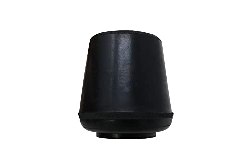 Shepherd Hardware 8759E Tampas de perna de cadeira de borracha com diâmetro interno de 1,5 cm, pacot