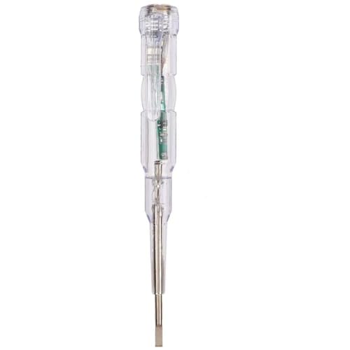 Image of AC 24-250V Contact Electrical Detector Slotted Screwdriver Tester Pen Digital Voltage Tester