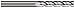 Micro 100 GELM-080-3 Square End Mill, 8 mm Cutter Dia, 30 mm LOC, 3 Fl, 8 mm Shank Dia, 75 mm OAL, Uncoated