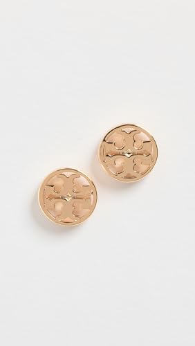 Image of Tory Burch Women's Icon Circle Stud Earrings