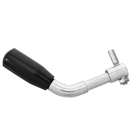 Toyvian Maniglia Porta Stufa a Legna Resistente al Calore in Metallo e Plastica Pomello per Porta Caldaia Guarnizione Accessorio Ricambio per Braciere e Fornace Presa Sicura per Uso