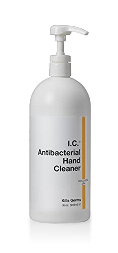I.C. Antibacterial Hand Cleaner Kills 99.99% of Germs and Removes Dirt Grease and Grime 32oz
