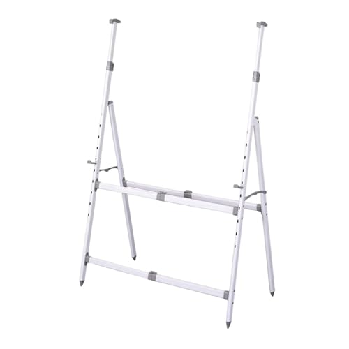 HEJUNX Caballete de Metal Plegable Ajustable, Soporte Resistente para pizarras Blancas Grandes, Artistas, presentaciones y aulas.