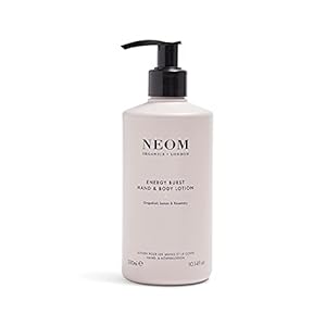 NEOM – Energy Burst Hand & Body Lotion, 300ml | Grapefruit, Lemon & Rosemary | Nourish & Soften