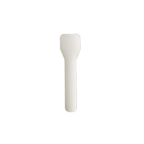 Papstar Eislöffel, Papier "pure" 9,5 cm weiss 88073 Papiereislöffel Einwegeislöffel, 2000 Stück