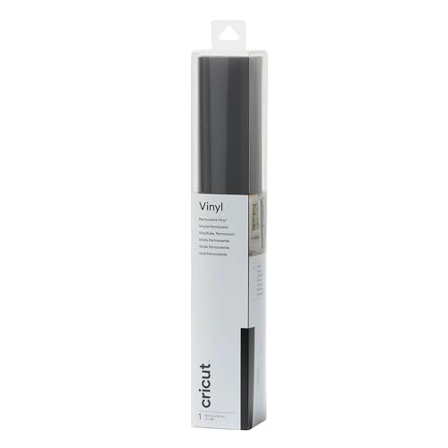Image of Cricut 2007711 Premium Vinyl - Permanent, Black, One Size