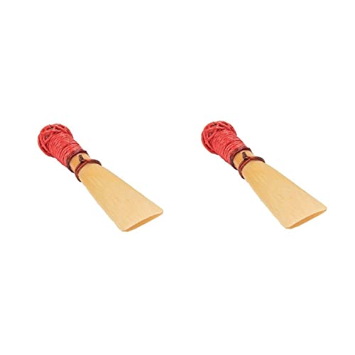 Milisten 2Pcs Accessories For Oud Instrument Bassoon Instrument Basson Part Reed Instrument Basson Reed Handmade Bassoon Reed Musical Instrument Whistle Mouth Manual Bassoon Reed #TOP3