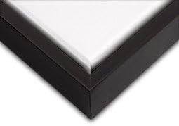 Creative MarkIllusions Floater Frame for 3/4" Deep Canvases - 18x24" Black - Ideal for Galleries and Home Decor - Wood Float Frame for Canvas Paintings- Complete Hanging Hardware