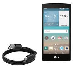 BoxWave Cable Compatible with LG Escape 2 - DirectSync Cable, Durable Charge and Sync