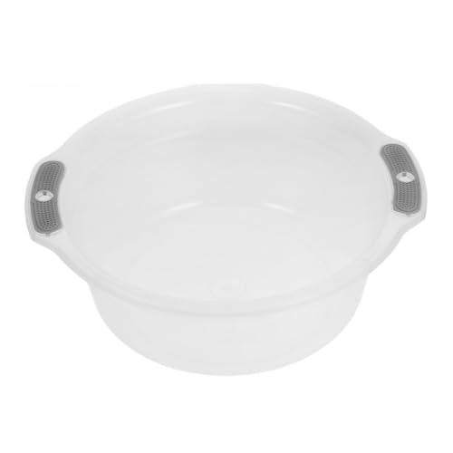 Gogogmee Plastic Wash Basin Stackable Camping Dishpan Portable Vegetable Fruit Dish Tub Small Multipurpose Washtub for Face Cleansing Home Kitchen Sink