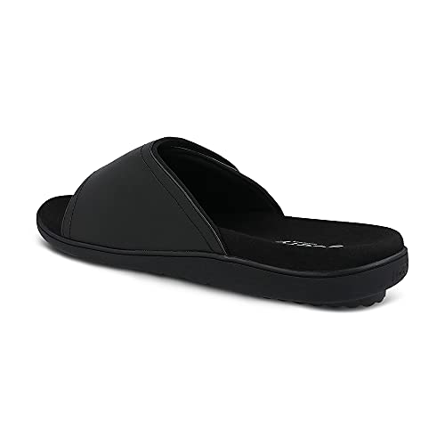 Gravity Defyer Men's GDEFY Yortal Leather Sandal - VersoShock Proven Performance Orthotic Slides4