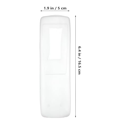 Image of Mshine Silicone Transparent Stretchable Protective Remote Cover Anti Dust Waterproof Scratch Resistant Protection Universal Flexible Fit for AC Remote Case (16x5x2cm Pack of 1)