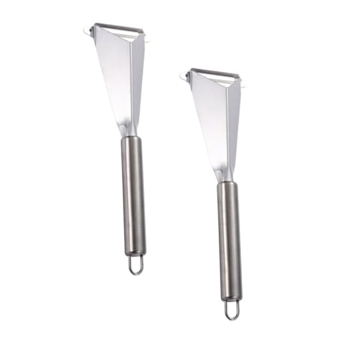 PRETYZOOM 2pcs Portable Fruit Small Fruit Small Stainless Steel Cutters Home Kitchen Restaurant