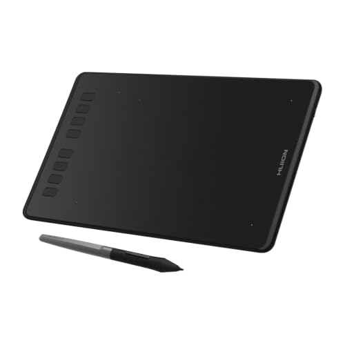 Image of HUION Inspiroy H950P Graphics Drawing Tablet 8.7x5.4 inch with 16384 Levels Pressure Sensitivity Battery-Free Pen, 8 Customizable Shortcuts, Compatible with Mac, Linux (Ubuntu), Windows, Android