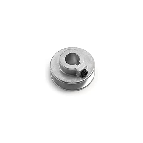 Phoenix Mfg. V-Groove Drive Pulley, 2'' Diameter, 5/8" Bore, Die Cast Cover