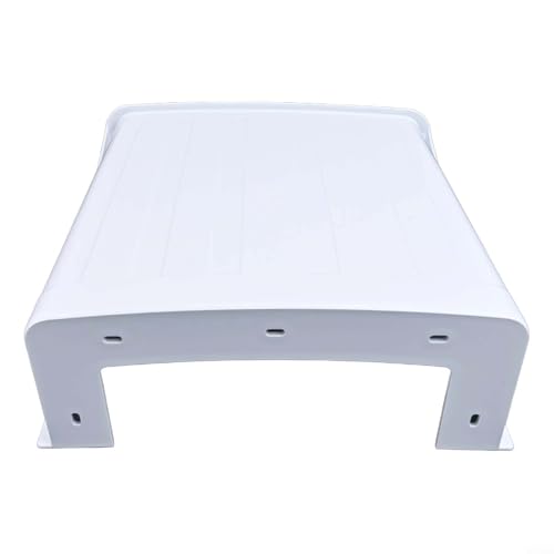 Cubierta impermeable para cámara con techo protector de sol y lluvia para cámaras de seguridad al aire libre, construcción de plástico, compatible con varios modelos (1 unidad)