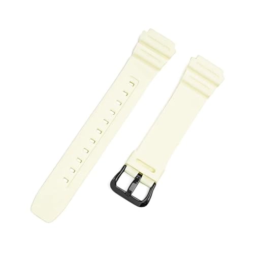 SRMVRNKNNK �J�V�I Fit For G-SHOCK AQ-S810W AE-1200 1300 W-216H W-735H �p�ʌ^�X�g���b�v ���o�[�������v�o���h(Beige white02)
